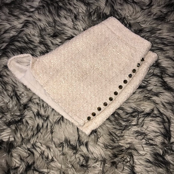 Cream Stud Shorts - Picture 2 of 3